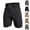 #02 Black, variant on Men's Ripstop Tactical Shorts Cotton Canvas Stretch Quick Dry Work Bottoms Durable Multi-Pocket Outdoor Hiking Pants (No Belt), #02 Black, 3XL