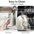 thumbnail image 5 of KitchenKey Triangle Roll-Up Dish Drying Rack for Sink Corner Small Foldable Stainless Steel Over The Sink Multipurpose Kitchen Drainer Caddy Trivet Rustproof Storage Shelf (Chocolate Brown), 5 of 18