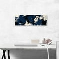 thumbnail image 2 of ARTCANVAS Navy Blue Black White Panoramic Canvas Art Print - Size: 36" x 12" (1.50" Deep), 2 of 9