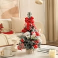 thumbnail image 2 of TIELUTT Christmas Tree Decoration Home Desktop Decoration Christmas Tree Mini Christmas Tree Knitting Ornament Strength Ornament Wolf Ornament Pretty Christmas Ornament Glass Christmas Decorations, 2 of 8