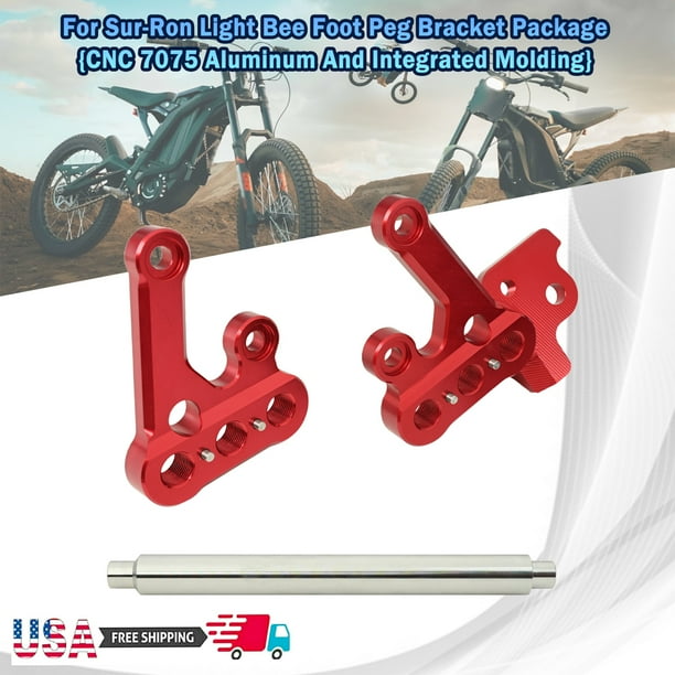 SurRon Light Bee Foot Peg Bracket Package, 7075 Aluminum Segway Surron