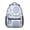 Geometric Mandala White, variant on Geometric Diamond White Pattern Backpack for School, Cute School Bag with Adjustable Shoulder Straps and Padded Back, 15.3"x11"x6.7"