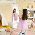 thumbnail image 4 of Costway Armoire à Bijoux pour Enfants avec Tiroir Miroir Pleine Longueur 2 Angles d'Inclinaison Réglables Blanc, 4 of 9