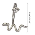 thumbnail image 4 of Lip Ring Zircon Titanium Acero Dientes Internos C Ring Joyería Europea y Piercing, 4 of 5
