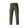 thumbnail image 4 of Mens Cargo Work Pants - Durable Ripstop Tactical Material, Water Resistant Breathable, 7 Multi Pockets, Outdoor Hiking & Construction Pants Army Green L, 4 of 5