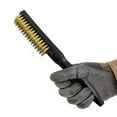 thumbnail image 1 of Brass Brush, Wire Brush, Long Handle, 15x6 Row Wire for, 1 of 7
