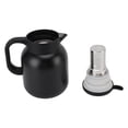 thumbnail image 1 of Pot de Rétention Chaud Froid, Matériau en Acier Inoxydable de Qualité Alimentaire, Infuseur à Maille Fine, Théière Isolée sous Vide avec Affichage Numérique de la Température pour Bureau 1500 ml Noir, 1 of 7