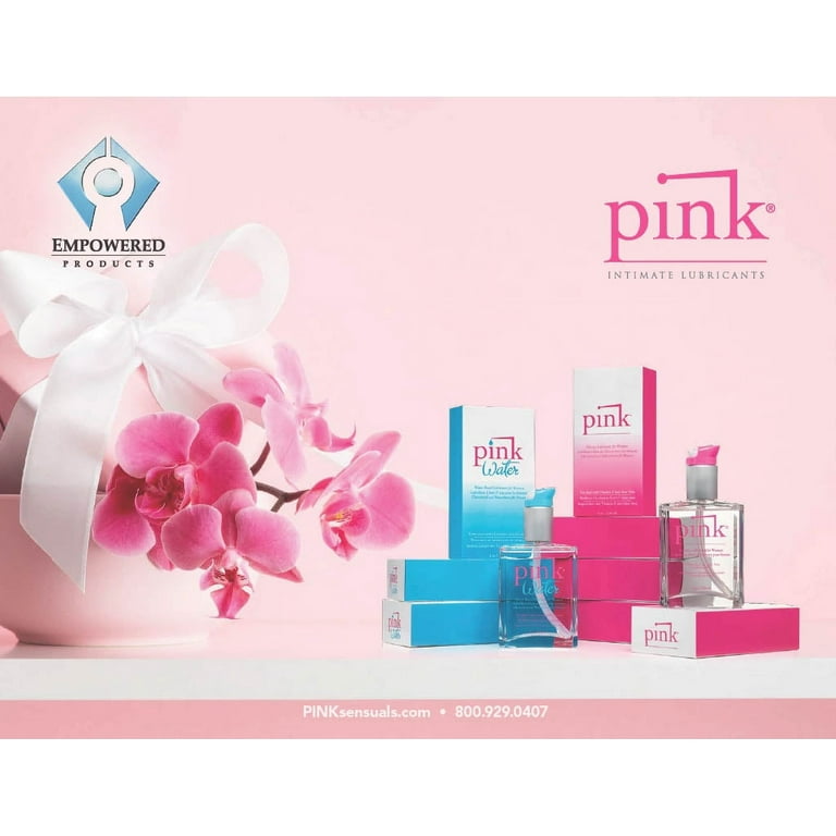 PINK Silicone Lube - Personal Lubricant with Aloe & Vitamin-E,  Hypoallergenic, 4.7 fl.oz