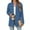04# Royal Blue, variant on Qwertyu Womens Casual Lightweight Cardigans with Pockets Loose Long Sleeve Open Front Cardigan Light Blue L