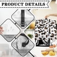 thumbnail image 4 of TSOVTHRID Dachshund Dog Paw Print Mixer Cover for 6-8 Quart Stand Mixer Portable Stand Mixer Dust Cover Small Appliance Covers with Top Handle and 2 Pockets for Extra Accessories,L, 4 of 7