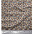 thumbnail image 1 of Soimoi Polyester Crepe Fabric Scientific Lab Equipments Education Theme Print Fabric by The Yard 52 Inch Wide, 1 of 3