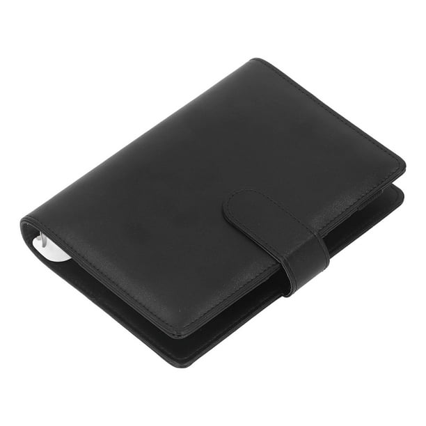 A6 Budget Binder, A6 Notebook Binder Multifunctional Lightweight PU Leather Cover For School