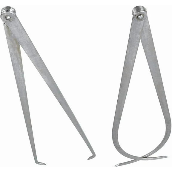 300mm/12 inch Long Firm Joint Metal Measurement Inside Outside Caliper 2 Pcs