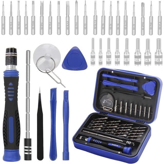 Destornillador de precisión 36 en 1, kit de destornilladores multifunción magnéticos, herramientas de reparación de alta precisión para teléfono, iPhone, computadora, reloj, juguetes (36 en