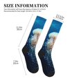 thumbnail image 2 of Compression Socks for Women and Men - Ocean White Jellyfish Dansing Compression Socks Circulation for Workout, 2 of 8