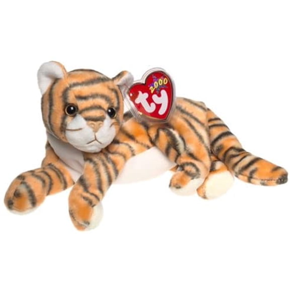 Genuine Original Ty Beanie Baby - India - Tiger, 2000 Ty Beanie Babies