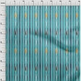 thumbnail image 3 of oneOone Tissu Popeline de Coton Rayé Ikat Imprimé Tissu BTY 42 Pouces de Large, 3 of 4