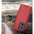 thumbnail image 4 of HCTian Phone Case for Motorola Moto Edge 5G 2024 Case, Heavy Duty Shockproof & Dropproof 3-Layer Cover Phone Case for Motorola Moto Edge 2024, 4 of 6