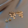thumbnail image 4 of QIQUWOHUL Earrings Tassel Earings Gold Love Heart Earrings For Women Birthday For Her, 4 of 8
