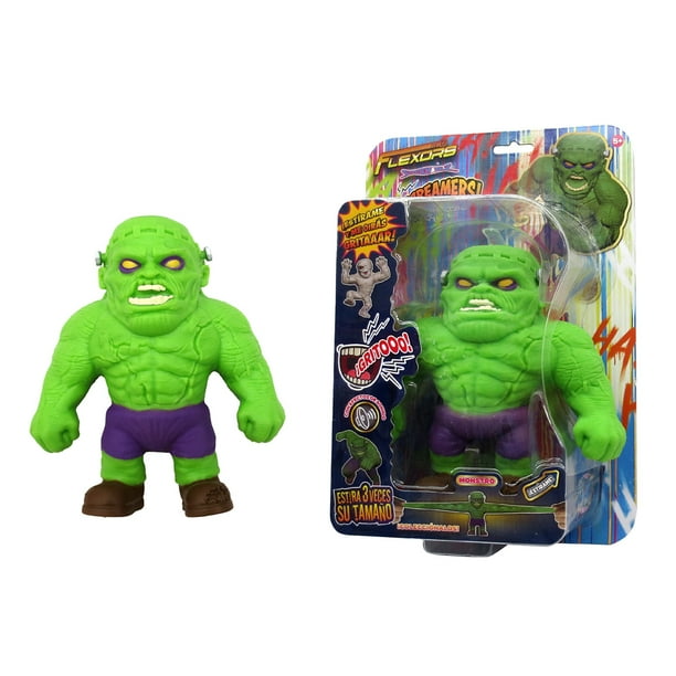Muñeco de acción flexible y moldeable Flexors Screamers, Monstro, para niños, 15 cm de altura. Marca Ruz.