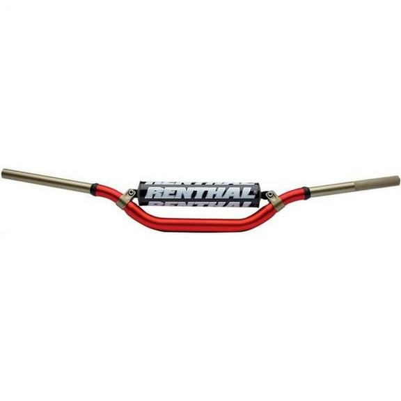 Renthal Twinwall 918 Ricky Johnson/Cr High Red Handlebar (918-01-Rd-02-185)