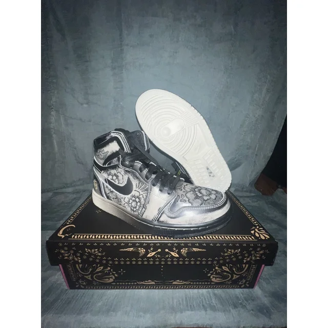 Ni-k-e Air Jordan 1 High Zoom CMFT 2 Dia De Muertos Men's Sizes NEW (FQ8155-010)