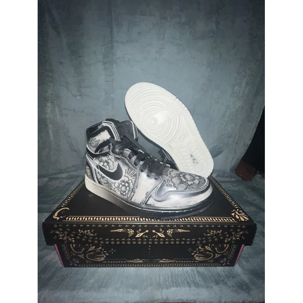 Ni-k-e Air Jordan 1 High Zoom CMFT 2 Dia De Muertos Men's Sizes NEW (FQ8155-010)