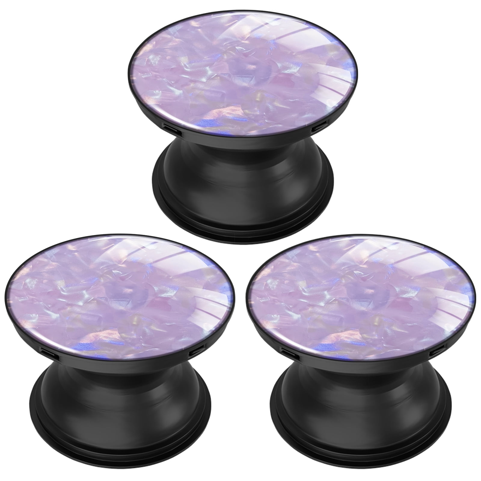 PopSockets PopGrip – Ausziehbarer Handy-Griff & Sockel Mit Austauschbarem Top – Design Space Doodle – Kabellos Aufladbar