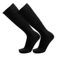 thumbnail image 1 of 3x Calcetines Deportivos de Compresión para Hombre Medias hasta La Calcetines Deportivos con Manga Atención Del Tobillo - Negro S-M 3 piezas, 1 of 8