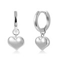 thumbnail image 2 of Lancharmed Silver Plated Stud Earrings,Separate Hearts Earring Gifts for Teen, 2 of 7