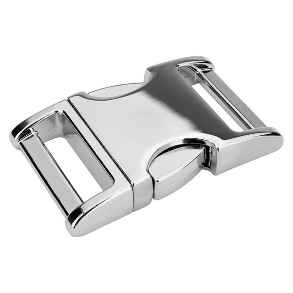 10 - Country Brook Design® 3/4 inch Metal Convex Non Adjustable Side Release Buckles