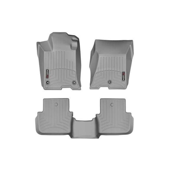 WeatherTech Custom Fit FloorLiners compatible with 2015-2020 Acura TLX - 1st & 2nd Row, Grey