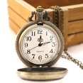 thumbnail image 4 of Shisuyan 1 Pc Pocket Watch Clamshell Hanging Watch Retro Pocket Watch Big Numbers Watch, 4 of 8