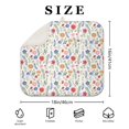 thumbnail image 4 of Pioneer Flower Floral Print Pattern Dish Drying Mat for Kitchen 1 Pack, Ultra Absorbent Microfiber Dishes Drainer Mats,16"x18", 4 of 6