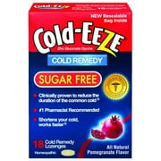 Cold-EEZE All Natural Lozenges, Sugar Free Pomegranate, 18 Ct