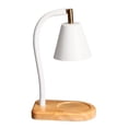 thumbnail image 1 of Lámpara de mesa creativa con base de madera para la decoración de la mesita de noche. Blanco, 1 of 9