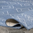 thumbnail image 4 of nuLOOM Sierra Moroccan Diamond Outdoor Area Rug, 7' 6" x 10' 9", Blue, 4 of 9