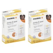 (2 Pack) Medela Pump and Save Bags, 20 ct