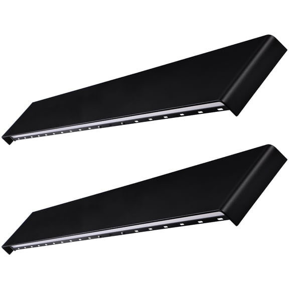 2 Pack 47" Smart LED Wall Sconce, 45W Dimmable Up Down Outdoor Wall Light with Remote, Aluminum, IP65 Waterproof, 100-265V