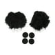thumbnail image 1 of Accesorios para Casco de Motocicleta Decoración de Moño con Encaje Blanco para Cascos de Motocicleta Bicicleta Esquí Pegatina de Piel Negra 2 Juegos, 1 of 6