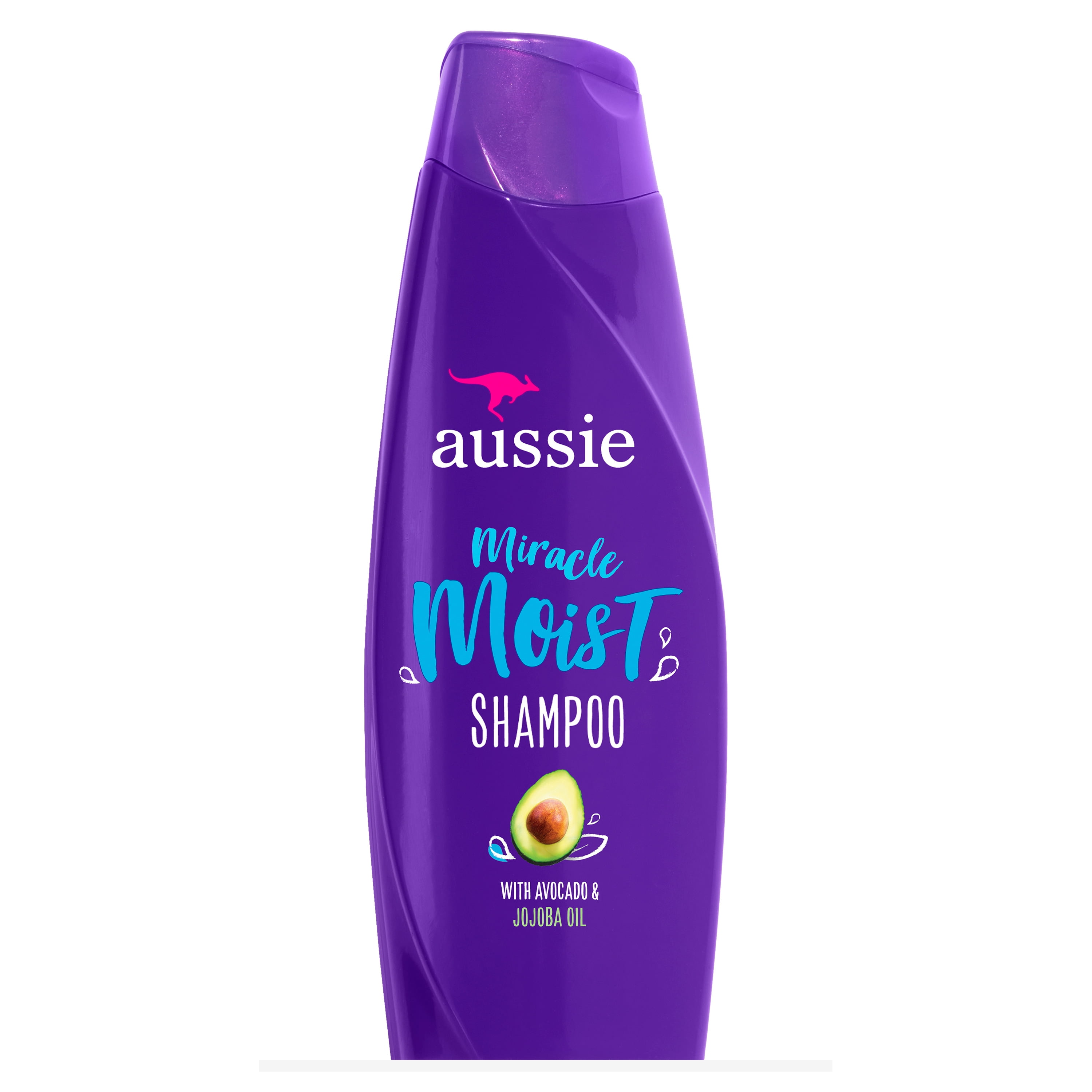 Aussie Miracle Moist Shampoo with Avocado, Paraben Free, 12.1 fl oz