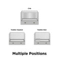 Little Seeds Haven 3in1 Convertible Storage Crib, Nursery, White
