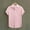 Pink#03, variant on Shirts for Men Short Sleeve Striped T-Shirt Summer Button Down Lapel Tops Fashion Loose Fit Lightweight Tees
