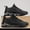 Black, variant on Men'S Breathable Knit Mesh Sneakers with Air Cushion - Lightweight Low-Top Design, Grey & Black, Lace-Up Casual Shoes Sleek Shoe Design, Fabric Upper for Running, Gym & Casual Attire, Gym Shoes,