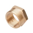 thumbnail image 3 of lanema 6pcs 3/4in Male Thread to 1/2inch Female Thread Pipe Fitting Reducing Nipple Replacement Brass Bushing Reducer Adapter, 3 of 7