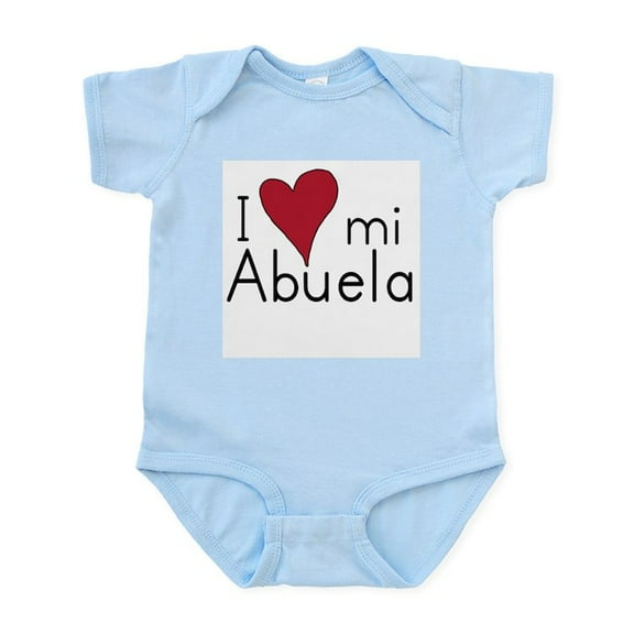 CafePress - I Love Mi Abuela Infant Creeper - Baby Light Bodysuit, Size Newborn - 24 Months
