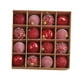 thumbnail image 1 of Juego de 16 bolas colgantes para árbol de Navidad, irrompibles, para decorar el árbol. Rojo, 1 of 9