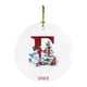 thumbnail image 1 of Fiudx Colgante de Muñeco de Nieve Navideño 2023, Diseño Acrílico Artesanal, Decoración Colorida para Coche, Accesorio para Oficina y Hogar, Regalo Perfecto para Las Fiestas, Tamaño 7 X 0,4 Cm, 1 of 1