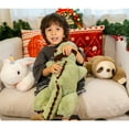 thumbnail image 6 of Niuniu Daddy 20"Large Weighted Dinosaur Stuffed Animal- 3.3-Pound Giant Plush Toy for Anxiety Relief & Sleep Aid, Soft Faux Fur Sensory Toy for Adults, Kids, Birthday Christmas Present, 6 of 13