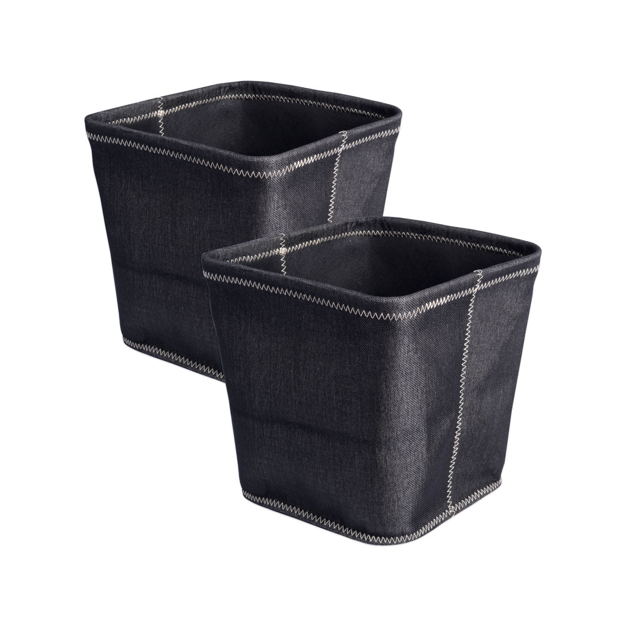 Details about   Decorative Basket Fabric Storage Bin Home Organizer with Rope Handles Toy Box 
